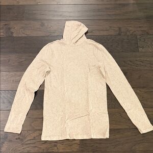 New With Tags JCrew Heathered Oatmeal Tissue Turtleneck Sz M